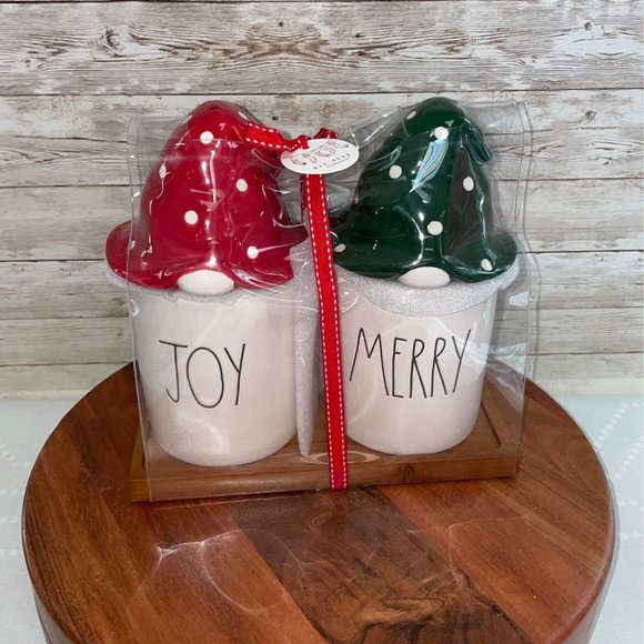 Rae Dunn Other Rae Dunn Canisters Joy Merry Gnome Toppers Poshmark